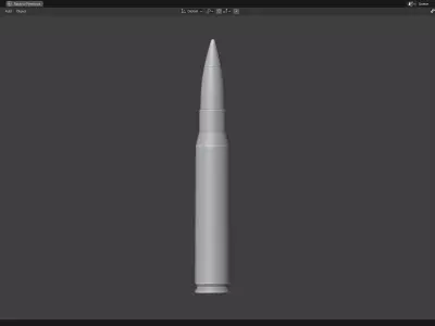 50 BMG Ammo 3D print model