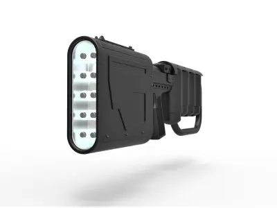 EMP rifle from the movie Dark Knight rises 3D model