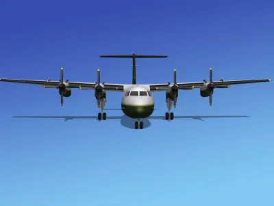 Dehavilland DHC-7 Gann Corp 3D model