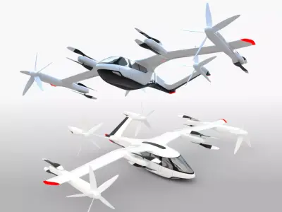 Hyundai S-A1 air taxi 3D model