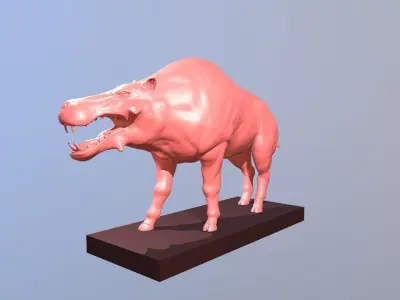 Printable Realistic Daeodon Free 3D model
