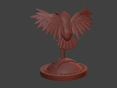 Emblem of the Main Intelligence Directorate Free 3D print model