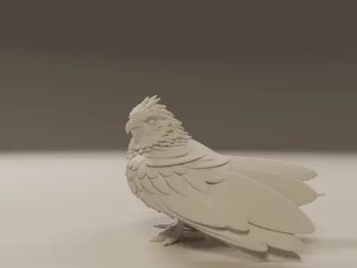 kingfisher 3D print model