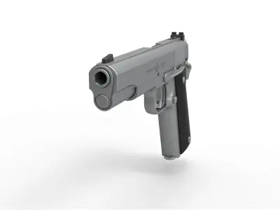 Pistol AMT Hardballer 3D model