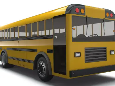 Generic School Bus 3D model