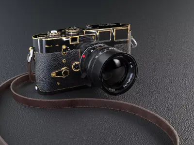 Old Camera Classic Camera Leica 3D Model With Octane 3D model
