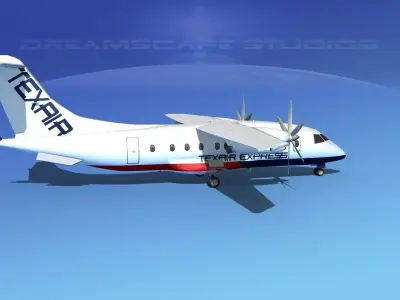 Dornier Do-328-130 Texair 3D model
