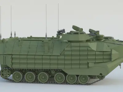 AAVP-7A1 Assault Amphibious Vehicle 3D model