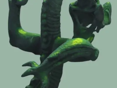 hand dragon Free 3D model