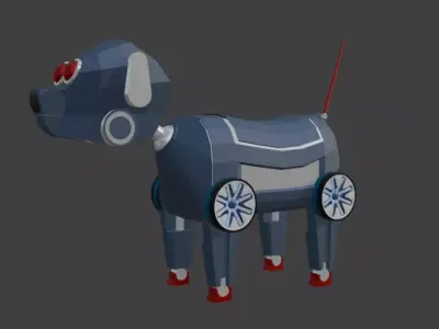 ROBOT DOG 3D model 10