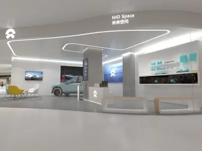 NIO Auto Mall Exhibition Hall 3D model