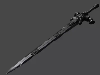 Greatsword of Artorias from Dark Souls Free 3D model