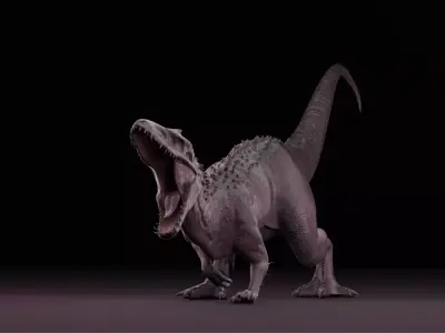 Indominus Rex Movie Accurate Blender Rig 3D model