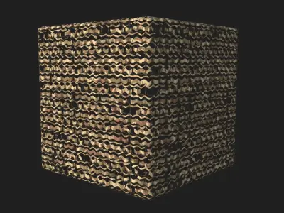Seamless Camouflage Net Yellow Texture