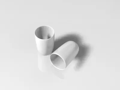 A Simple Cup Free 3D model