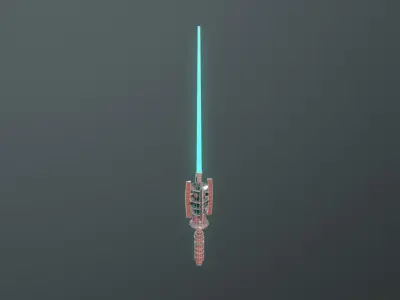LightSaber star wars light saber Free low-poly 3D model