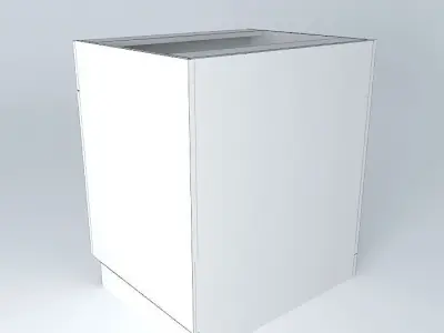 S2D1FDHC cabinet with wooden top Free 3D model