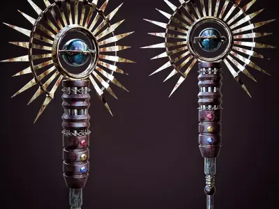 Bloody Cane Free 3D model