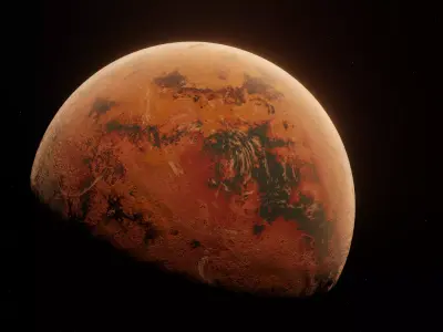 Planet Space Ready to game  Low-poly 3D model 5