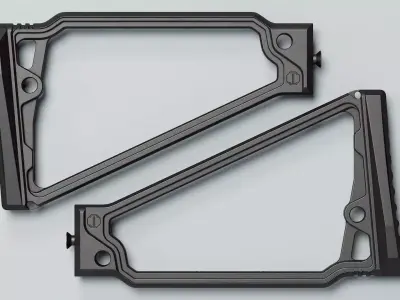 TS-8RP - Triangle Stock 8in - Replica Low-poly 3D model