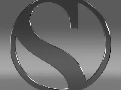 Sauber logo 3D model