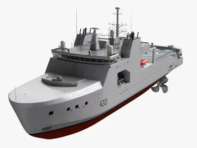 Offshore Patrol Vessel 3D model