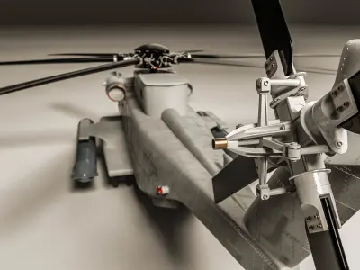 Sikorsky MH-53 Pavelow 3D model