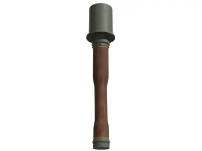 Stick Grenade Low-poly 3D model