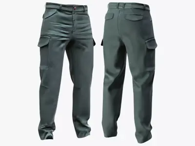 Pants 66 - All MH Bodies - UE5 Skeletons - Rigged Low-poly 3D model