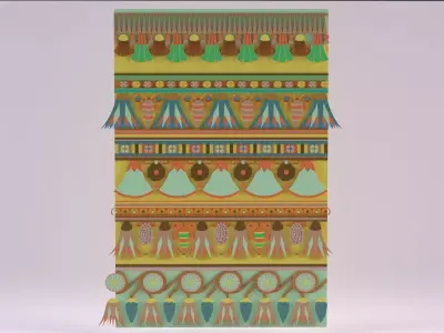 Egyptian Symbols - 050 Low-poly 3D model