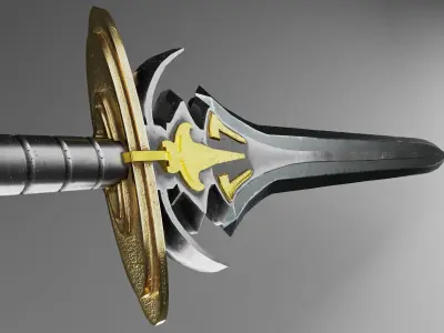 sword of life Low-poly 3D model