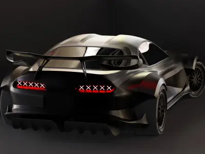 MK2 concept  Free 3D model