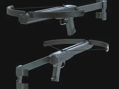 Crossbow Mark III Low-poly 3D model