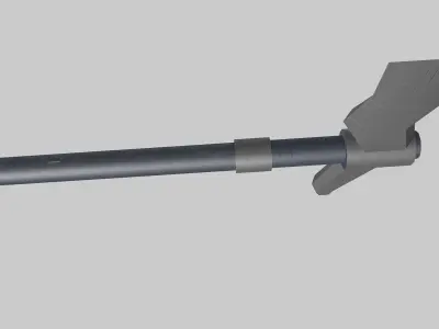 Game-ready Sci-fi Dagger Low-poly 3D model