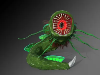 Worm Tooth 3D model