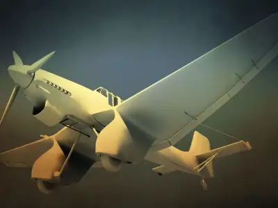 JU87A1 STUKA 3D model
