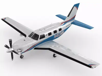 Piper Meridian 3D model