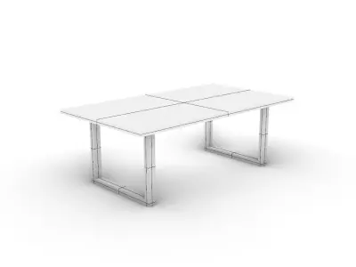 Modern Table Free 3D model order