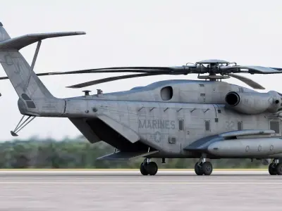 Sikorsky CH-53E Super Stallion Helicopter 3D model