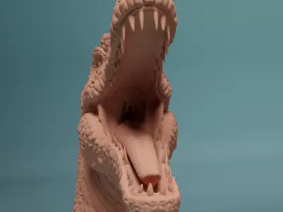 Spinosaurus Bust Highly Detailed 3D Model 3D print model