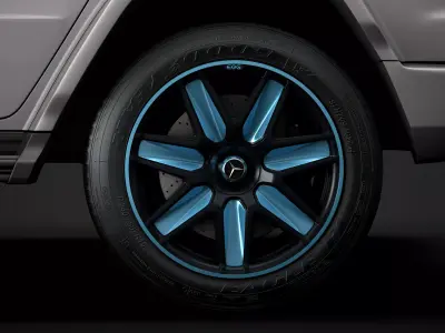 Mercedes Benz EQG 2022 wheel 3D model