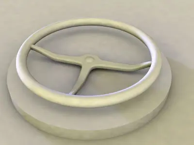 Steering Wheel 4K Free 3D model