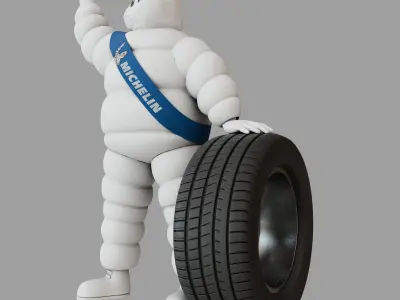 Michelin Mascot Free 3D model