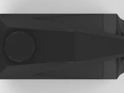 Canister plastic bottle 3D model