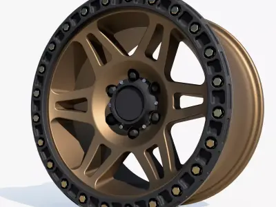 Method 106 beadlock highpoly rim 3D model