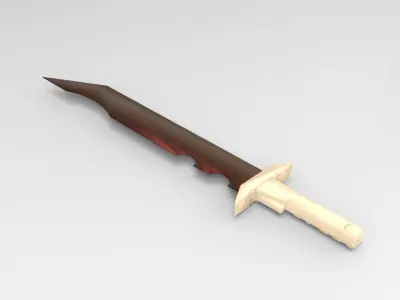 Sword type J 3D model