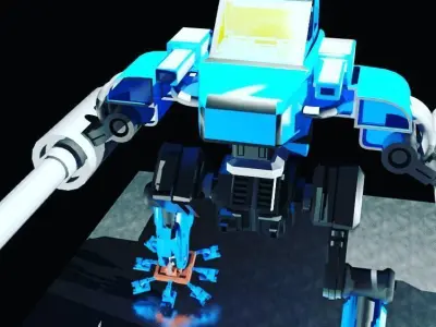 Mechanical Robot V1 3D model