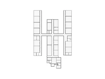 Commercial Interior Sketch - 28001-36000 SF - Xactimate 3D model