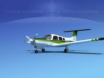 Piper PA-28R-201 Arrow III V04 3D model