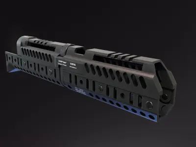 Zenitco Sport 2 Handguard Low-poly 3D model